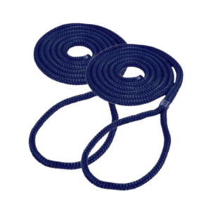 Fenderlijn dubbel gevlochten PP 8 mm × 1,5 m navy (paar)