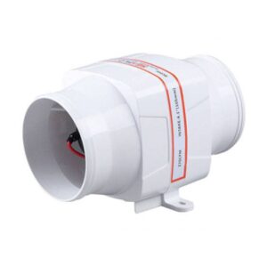Sea Flo in-line blower 130 CFM 12 V, Ø 3" (78 mm)